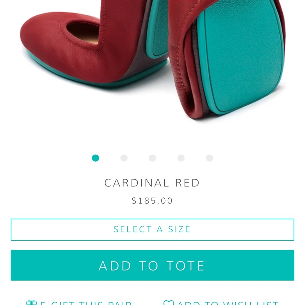 Cardinal Red Tieks!